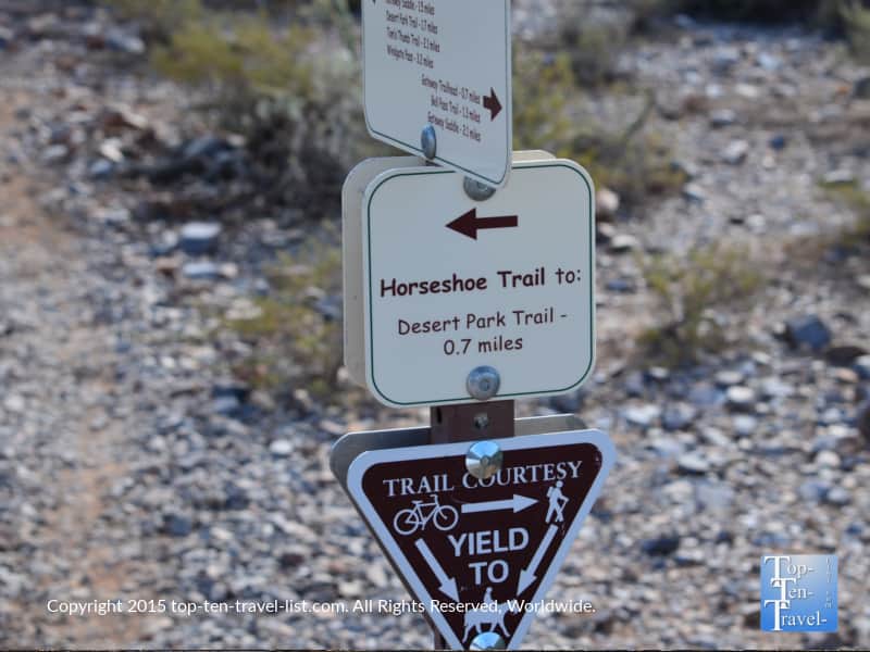 The Gateway Trailhead at the McDowell Sonoran Preserve in Scottsdale, Arizona
