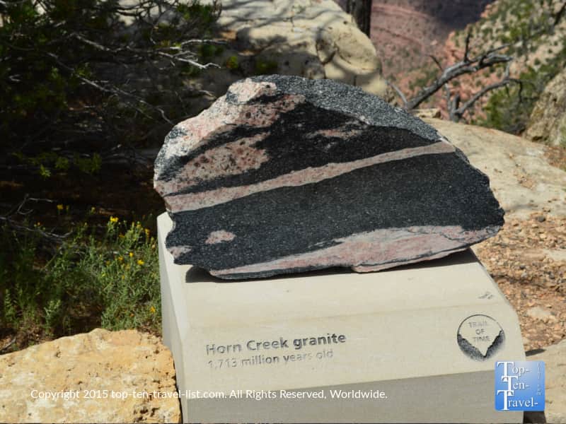 Old rock at the Grand Canyon