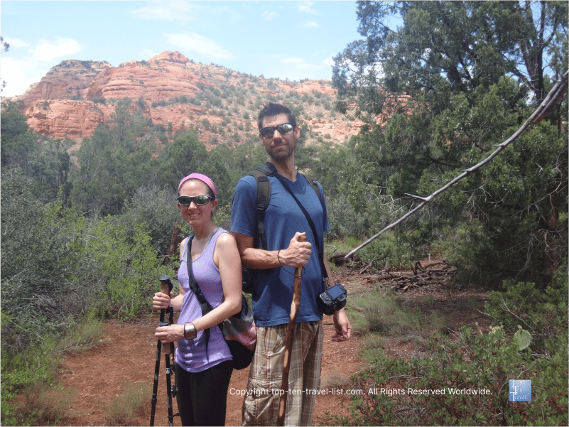 Red rock scenery on the Fay Canyon hike in Arizona