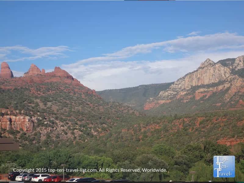 Beautiful views of the red rocks in Uptown Sedona