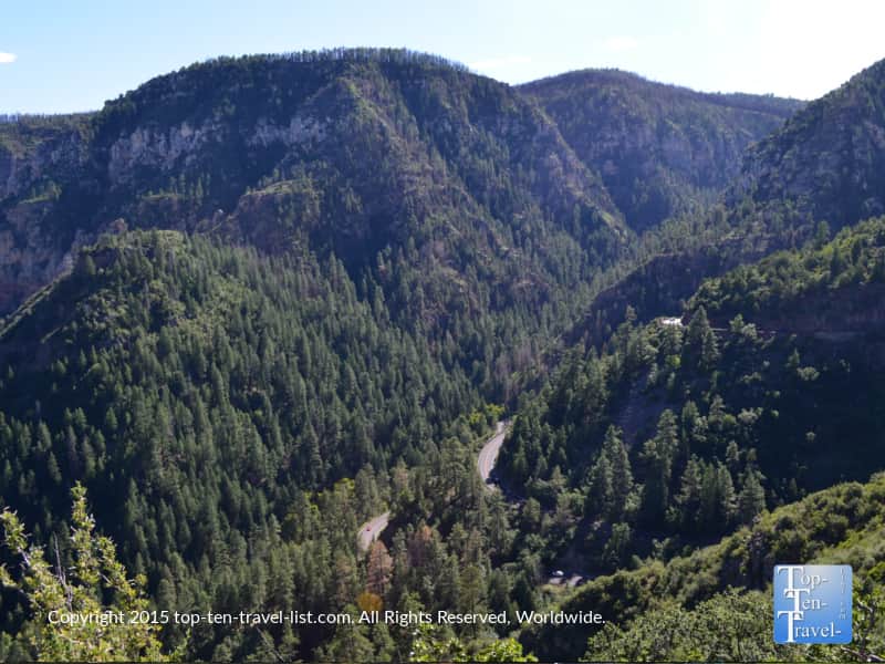 Mountain views from Oak Creek Vista