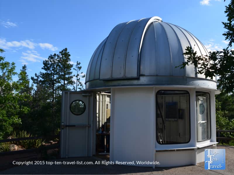 The McAllister telescope dome at Flagstaff's Lowell Observatory