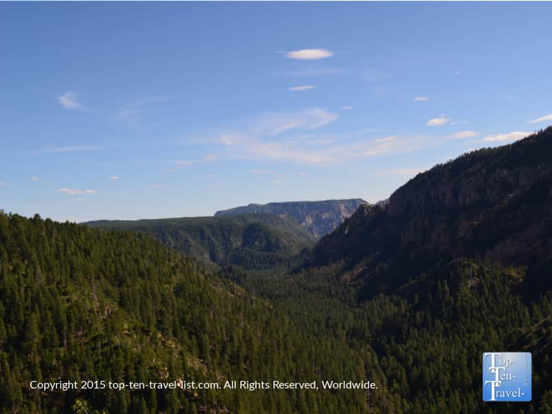 Scenic mountain views on Oak Creek Scenic Vista