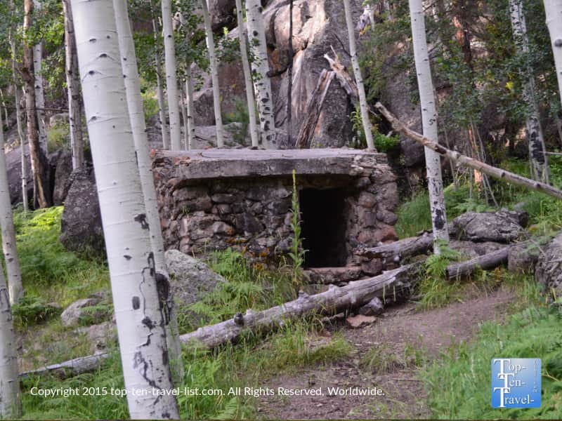 Old stone cabin on the Veit Springs trail in Flagstaff