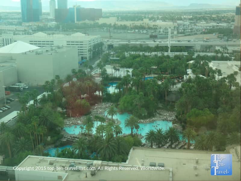 The Mirage pool in Las Vegas, Nevada