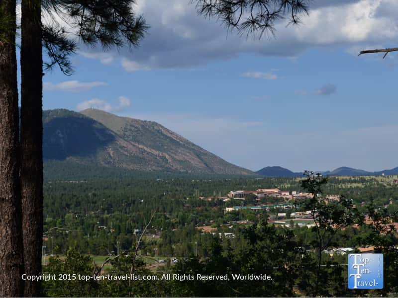 Beautiful views of Flagstaff's mountains from the Lowell Observatory