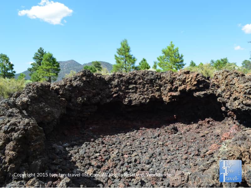 Spatter cone at Sunset Crater National Monument