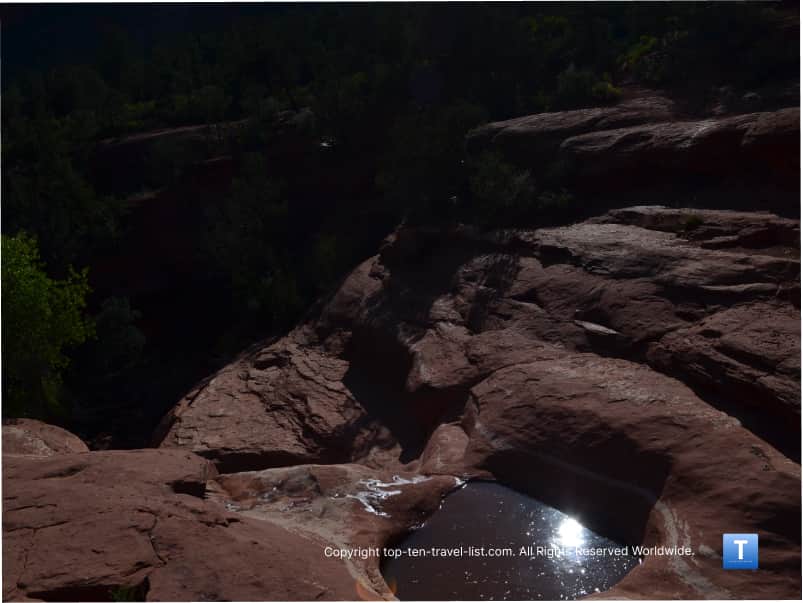 Cascading pools on Soldiers Pass trail