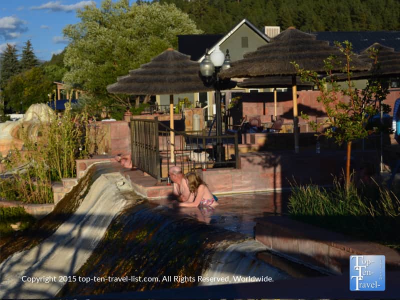 One of the mineral pools at The Springs in Colorado