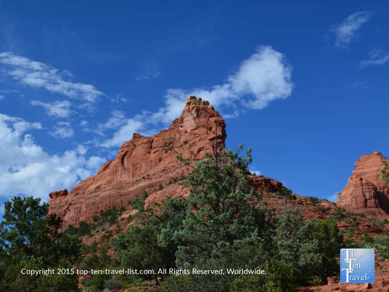 Gorgeous red rock views along the Soldier's Pass trail in Sedona 