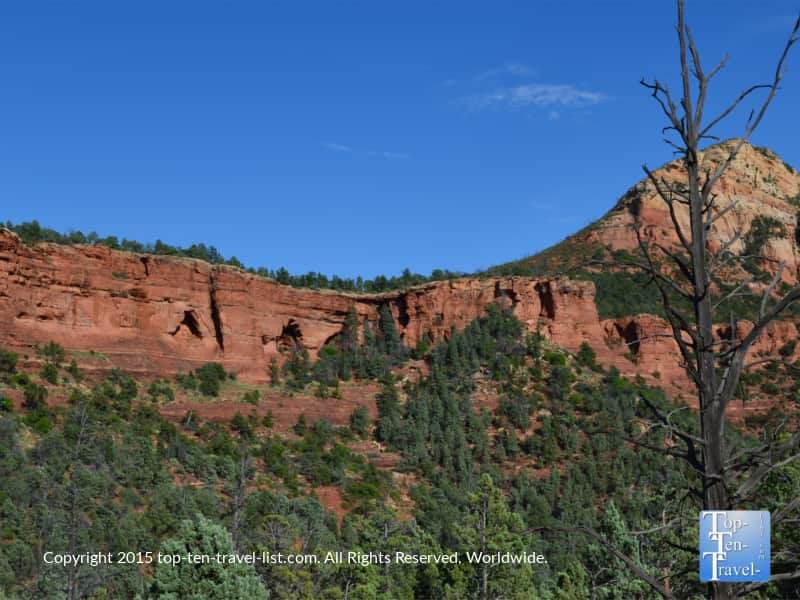 Gorgeous red rock views on Sedona's Soldier's Pass trail 