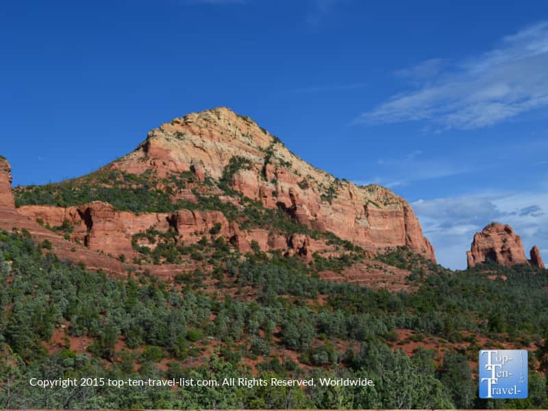 Gorgeous red rock view on the Soldier's Pass trail in Sedona 