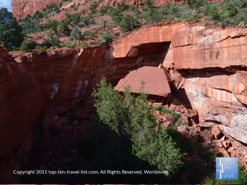 Devil's Kitchen sinkhole on the Soldier's Pass trail in Sedona, Arizona