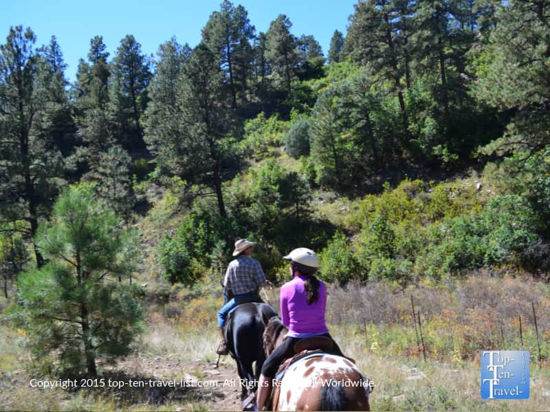 Horseback ride through Martinez Canyon in Pagosa Springs, Colorado