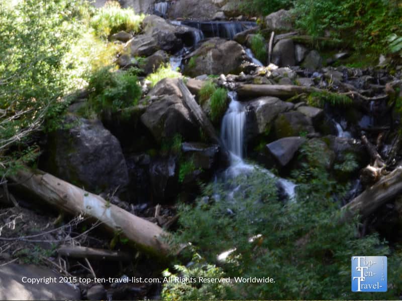 Mini waterfall on the Treasure Falls hike in Pagosa Springs