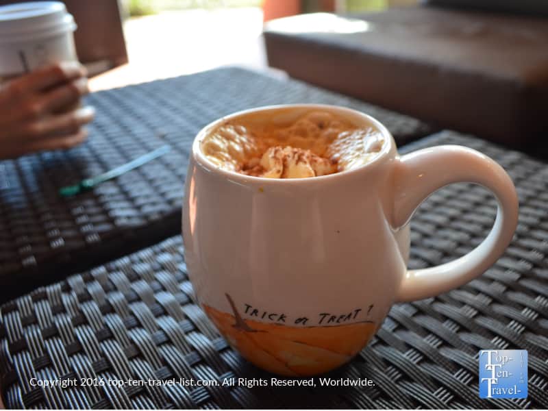 The fabulous Pumpkin Spice Latte at Starbucks