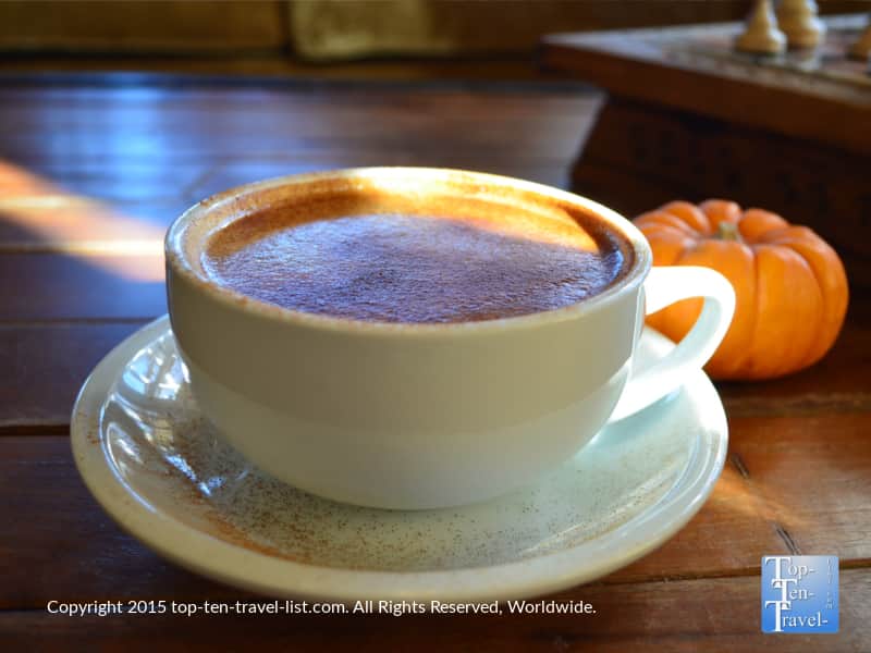 Pumpkin Spice latte at Cultured in Flagstaff