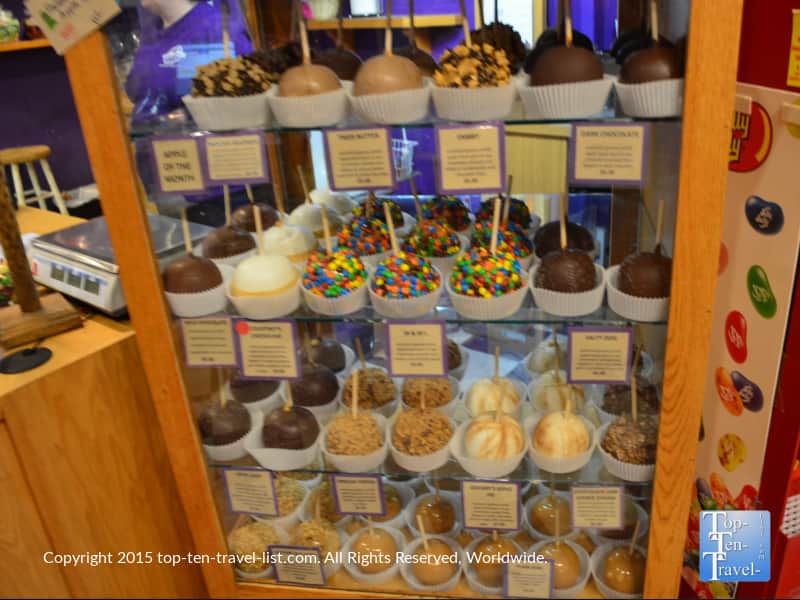 Flagstaff Chocolate Company candy apples