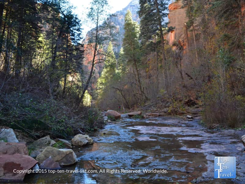 Creek views on the West Fork trail - Oak Creek Canyon