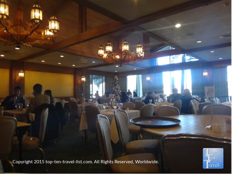 Dining at the Little America hotel in Flagstaff