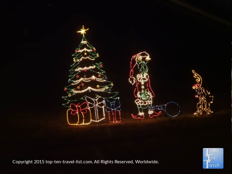 Grinch display at Valley of Lights in Prescott