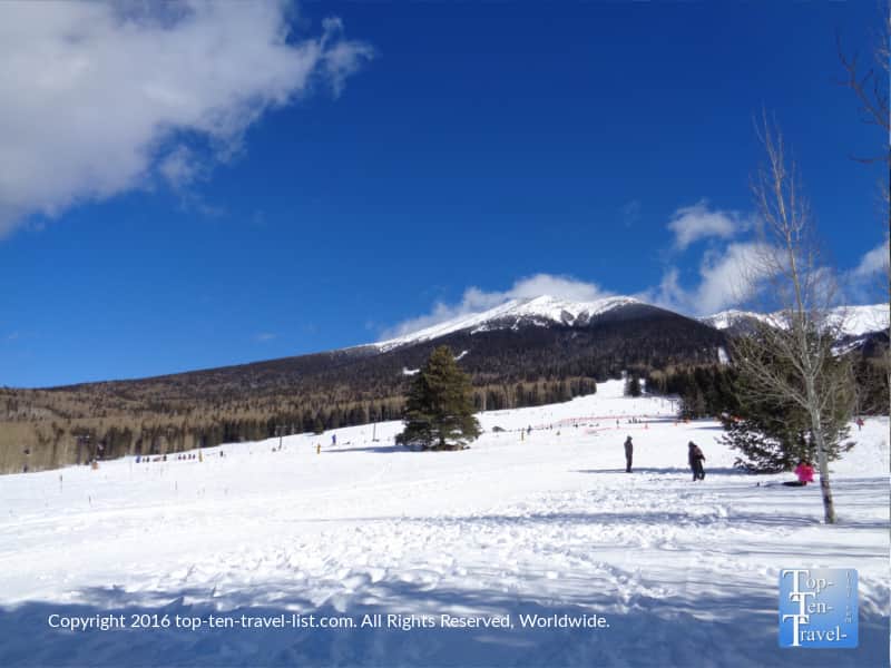 Skiing at Snowbowl in Flagstaff