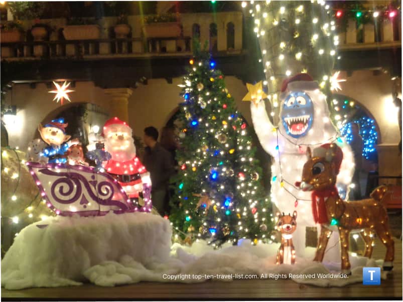 Rudolph window display in Sedona