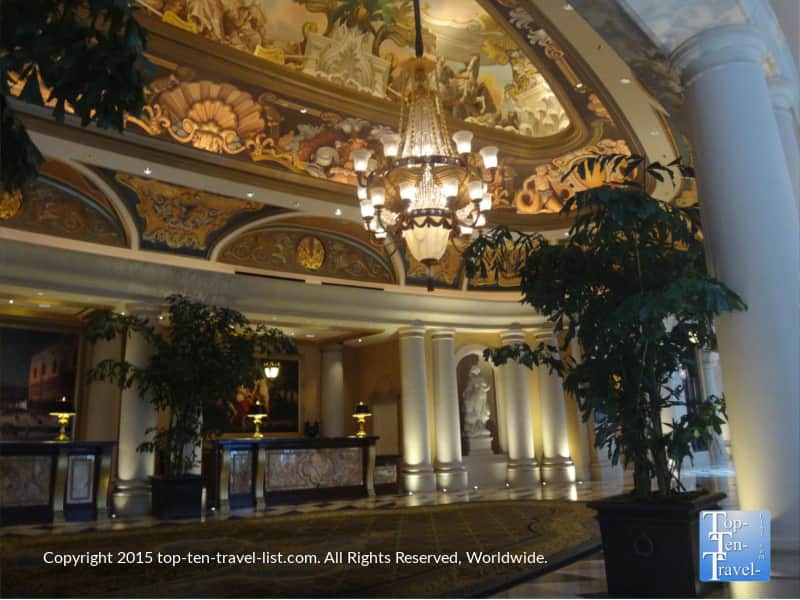 Beautiful architecture and colorful ceilings The Venetian