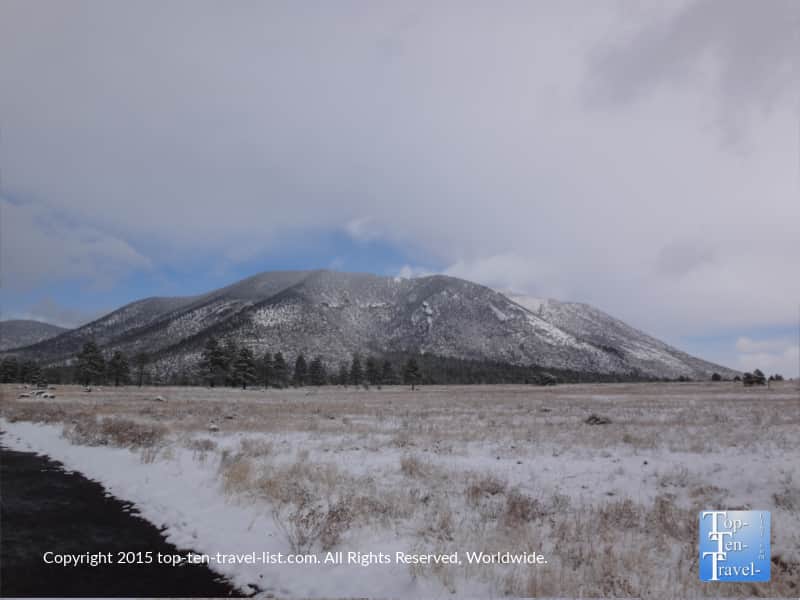 Snowy views at Buffalo Park in Flagstaff