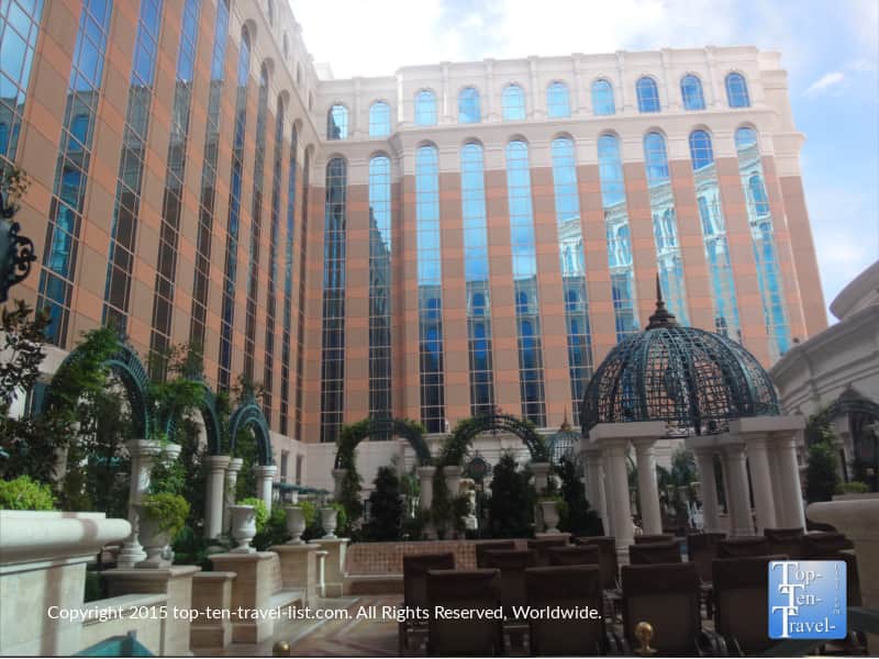 View of The Venetian pool area at Bouchon