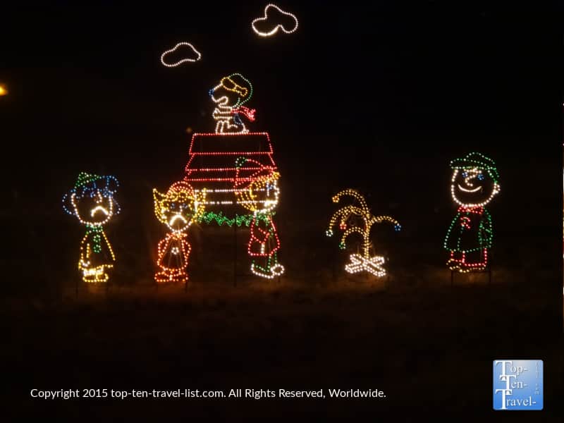 Peanuts display at Prescott Valley of Lights