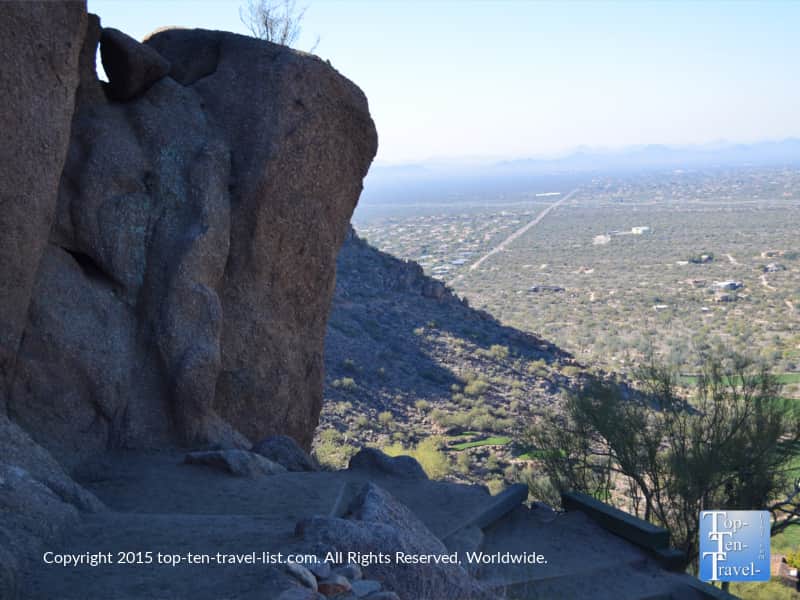 Staircase on the Pinnacle Peak trail in Scottsdale