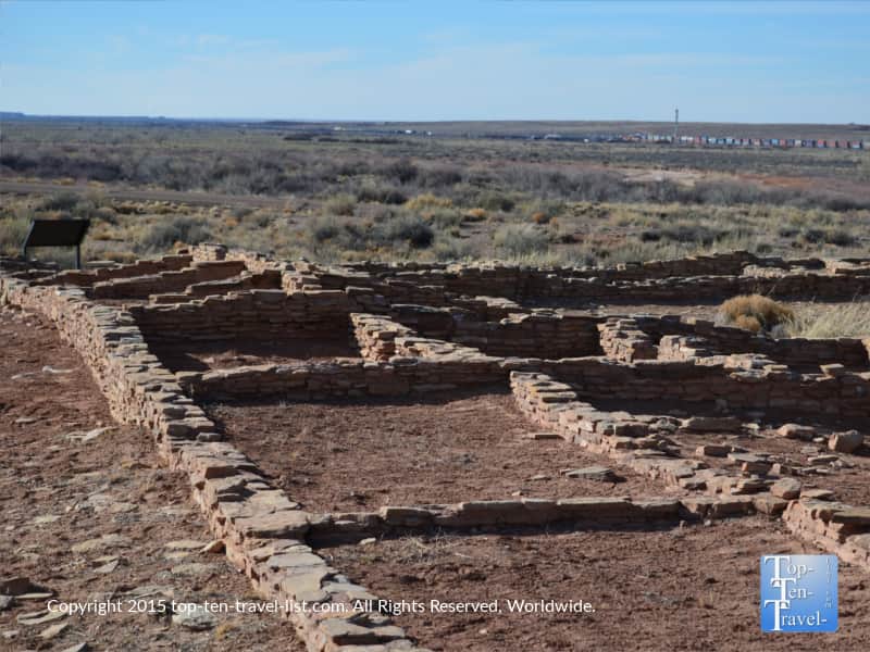 Puerco Pueblo at the Petrified National Forest 