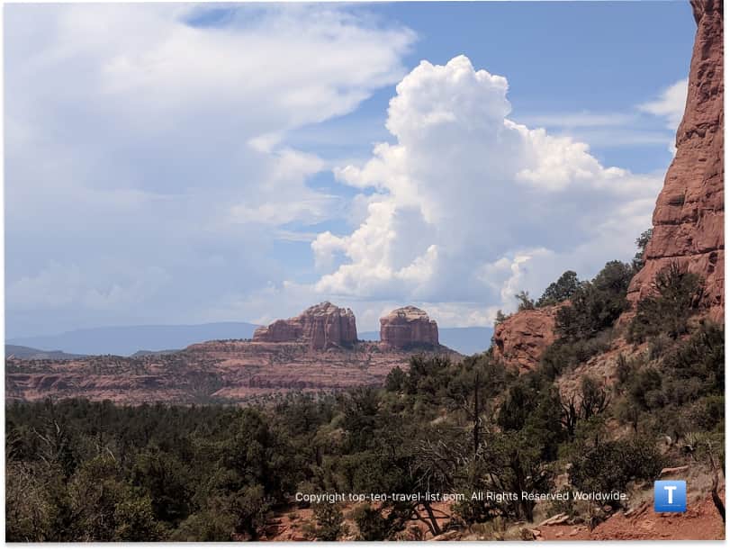 Amazing views from the Chicken Point overlook in Sedona 