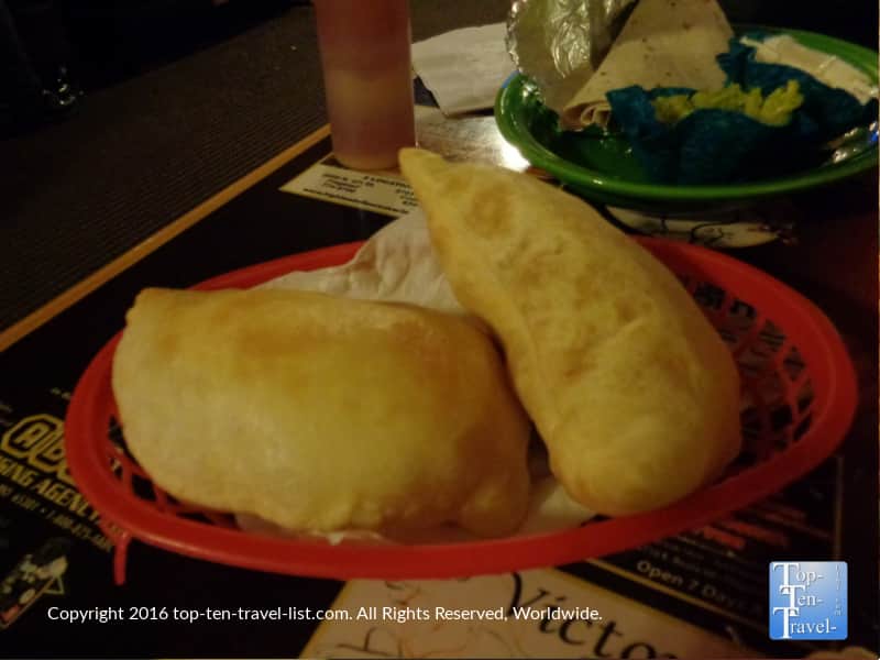 Sopaipillas at La Fonda in Flagstaff 