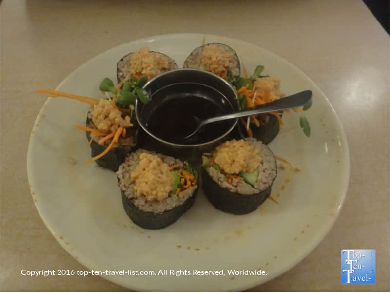 The Tokyo Rolls at Red Curry are pretty good