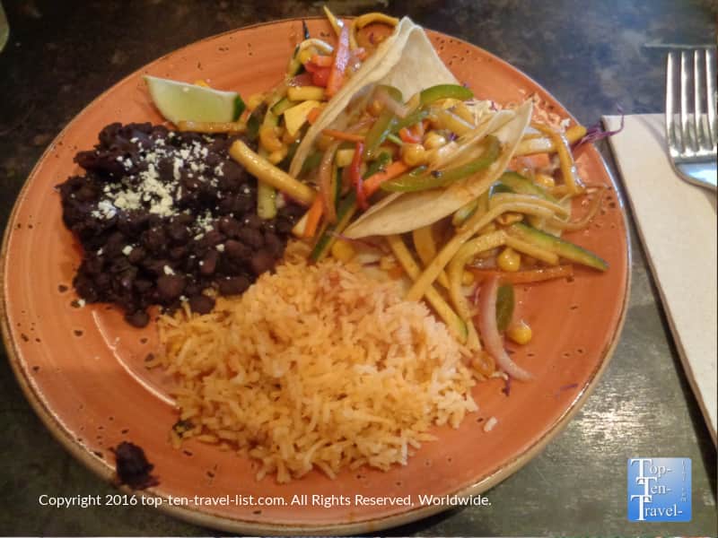 Veggie tacos at Criollo in Flagstaff