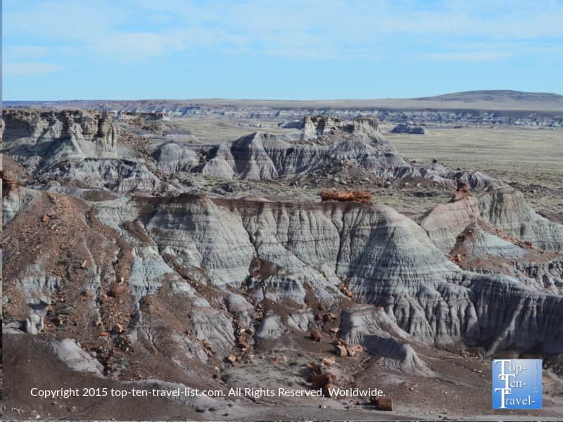 Blue Mesa scenic overlook at the Petrified National Forest
