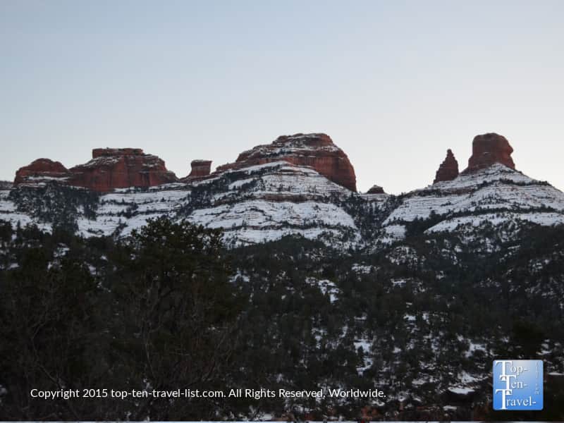 Snow in Sedona