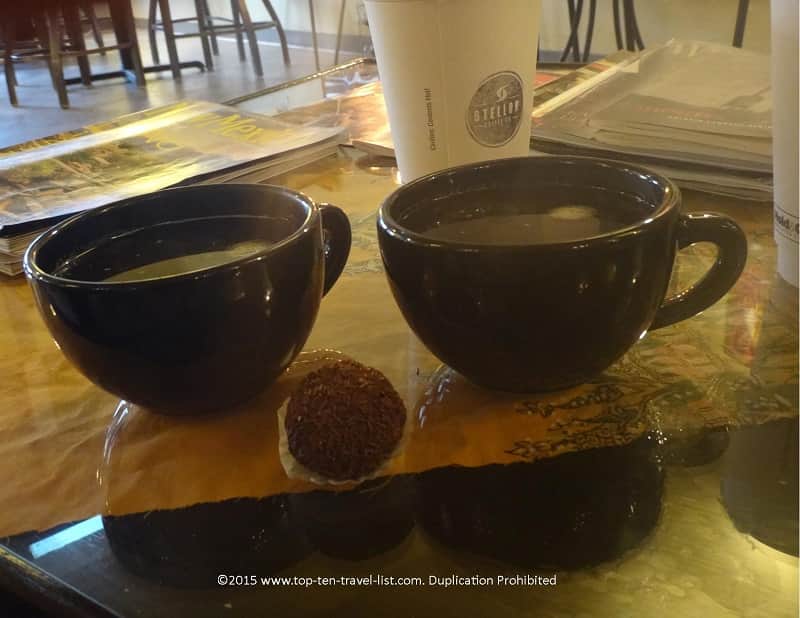 The most delicious Americano at Stellar Coffee Company in Roswell, New Mexico