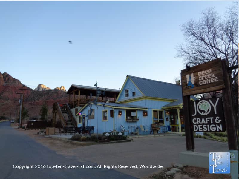 Deep Creek Coffee Shop in Springdale Utah