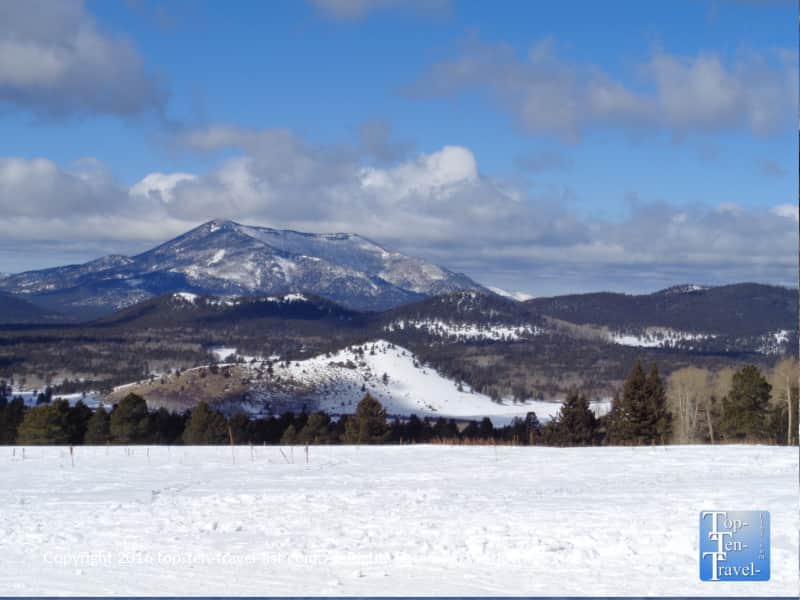 Great winter landscapes on the Aspen Nature Loop in Flagstaff