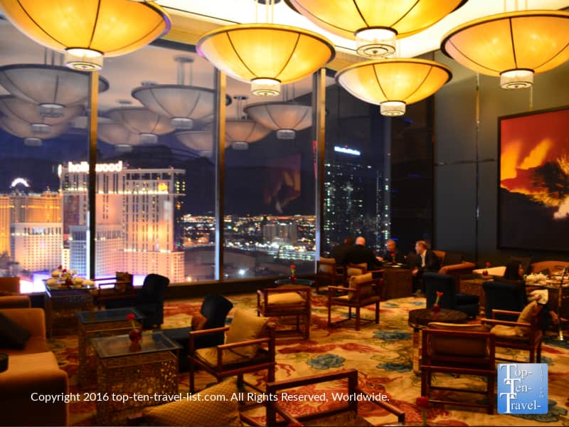 Nice views of The Strip from the beautiful Waldorf in Las Vegas, Nevada