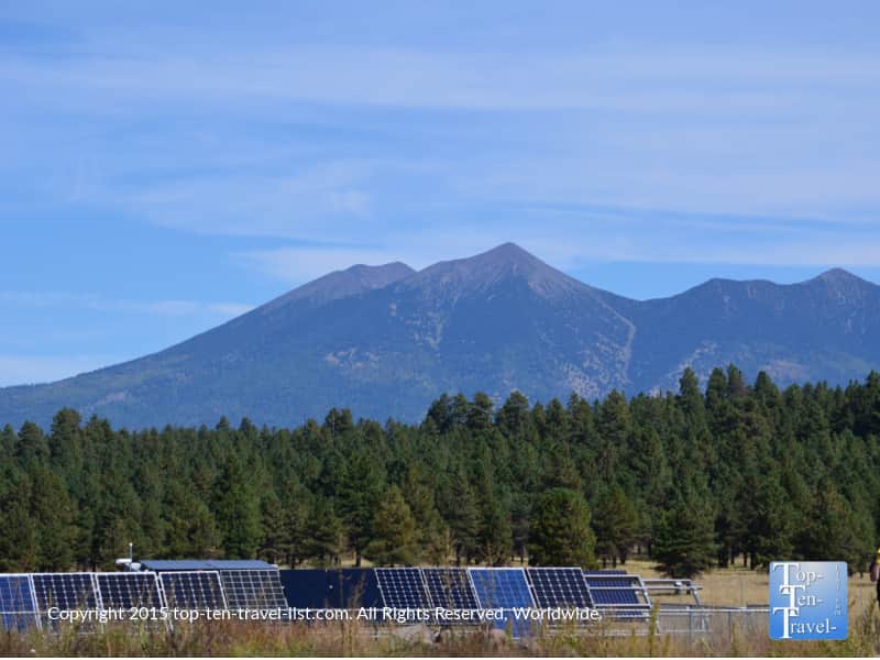 Mountain views at the Flagstaff Arboretum