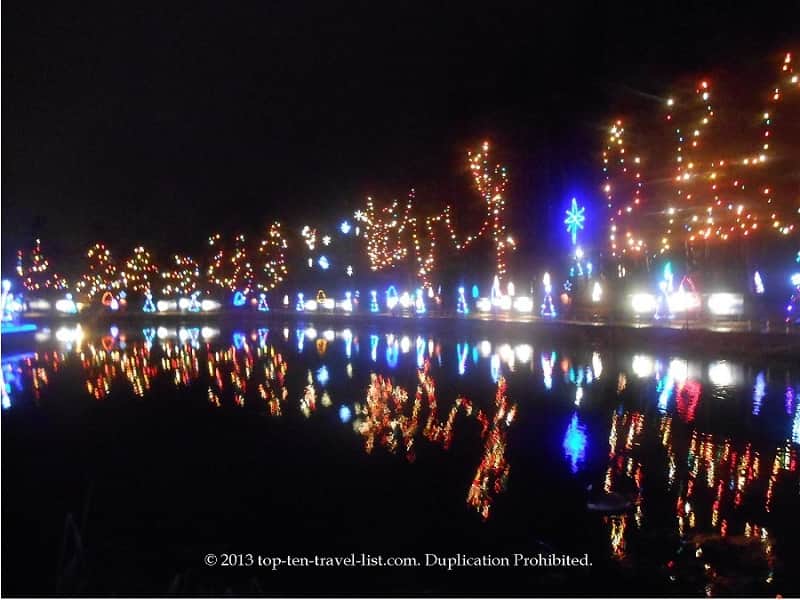 La Salette Shrine lights in Masssachsuetts