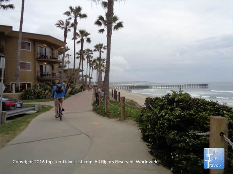Biking the Mission Beach Boardwalk