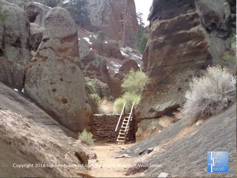 Staircase on the Red Mountain trail