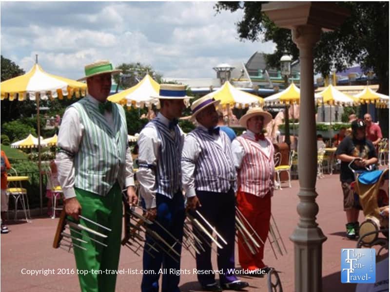 The Citizens of Main Street at Disney's Magic Kingdom in Orlando, Florida 
