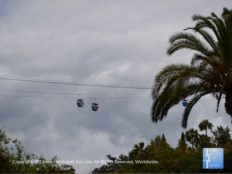 Scenic ride along the Skyfari tram ride at the San Diego Zoo