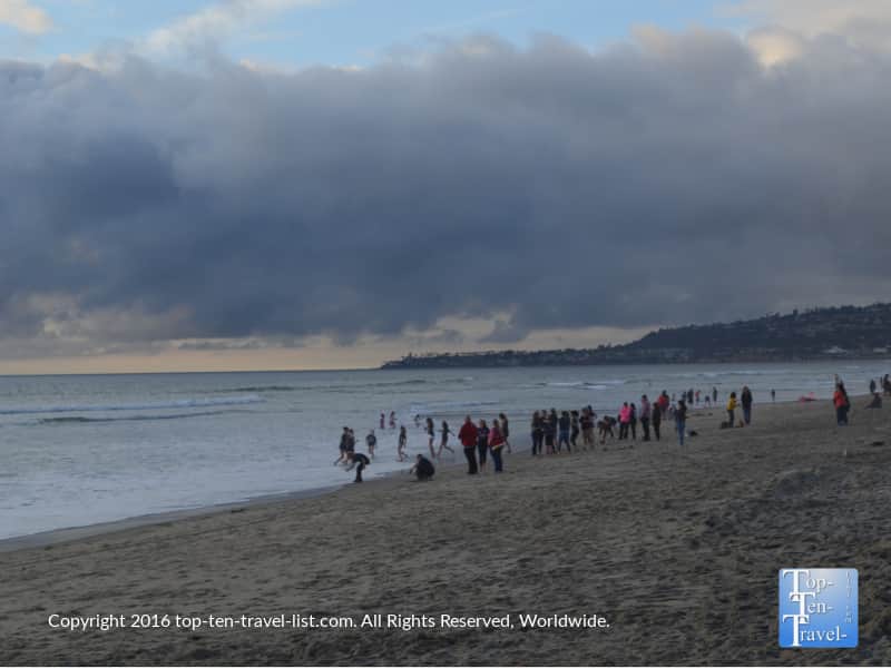 Beautiful views at Mission Beach in San Diego